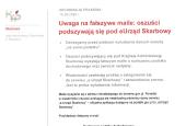 OSTRZEŻENIE DLA MIESZKAŃCÓW GMINY – UWAGA NA OSZUSTWA PODATKOWE