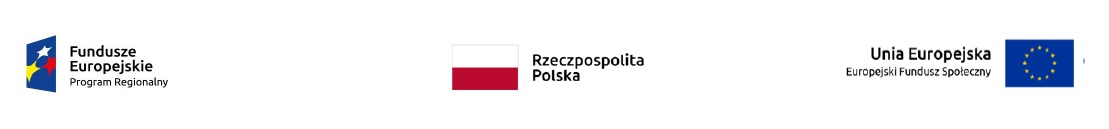 Logo Funduszy Europejskich, Flaga Rzeczpospolitej Polskiej oraz Logo Unii Europejskiej