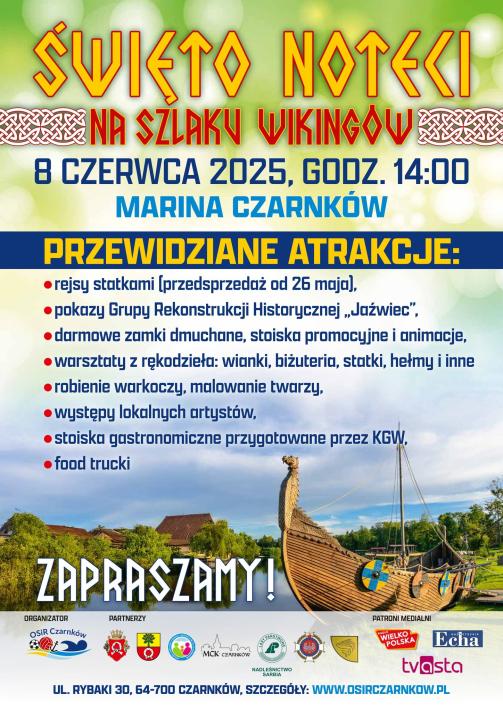 Święto Noteci - na szlaku wikingów w Czarnkowie 