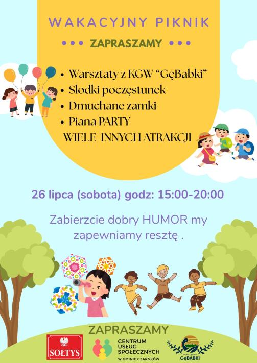  Wakacyjny Piknik w Gębicach