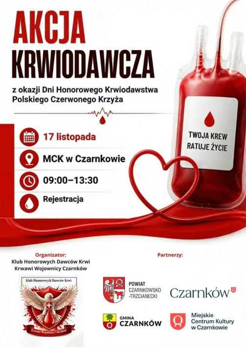 Dołącz do akcji krwiodawstwa