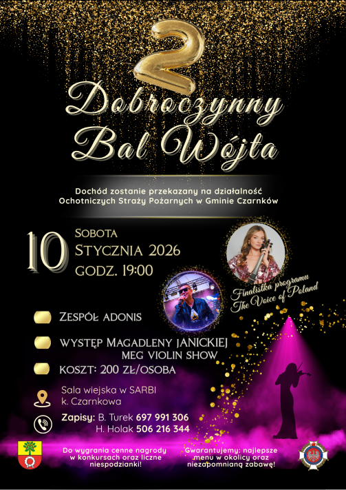 2. Dobroczynny Bal Wójta Gminy Czarnków Krzysztofa Chyży