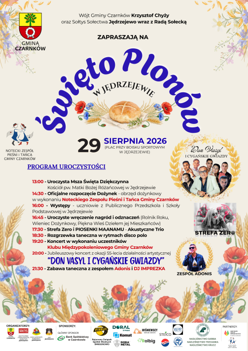 Święto Plonów w Jędrzejewie 