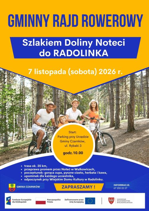 Gminny Rajd Rowerowy Szlakiem Doliny Noteci do Radolinka