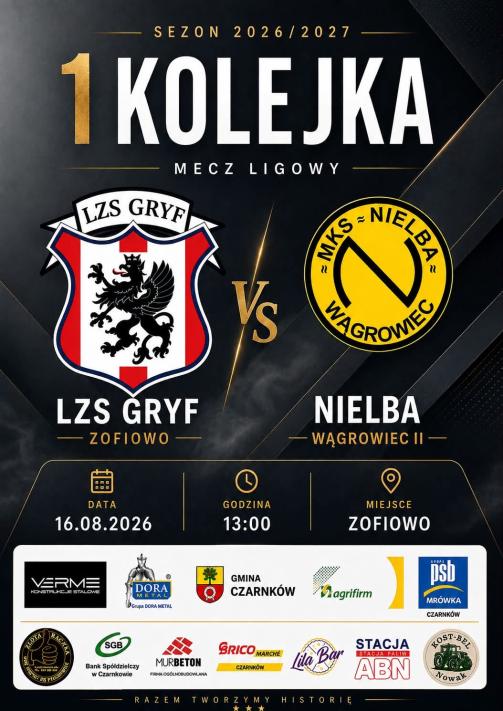 Mecz-Gryf Zofiowo vs Nelba Wągrowiec II