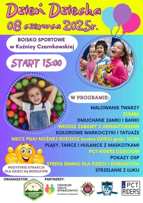 Dzień Dziecka w Kuźnicy Czarnkowskiej 