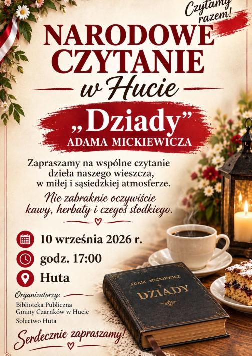 Narodowe Czytanie w Hucie