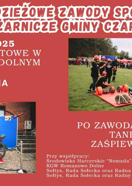 Gminne Zawody Sportowo-Pożarnicze MDP w Romanowie Dolnym
