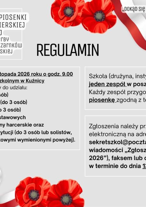 XXVIII Powiatowy Festiwal Piosenki Patriotycznej, Żołnierskiej i Harcerskiej