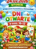DZIEŃ OTWARTY w Publicznym Przedszkolu w Mikołajewie