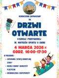 4.03.2026 r. Dzień otwarty w Szkole Podstawowej im. Mistrzów Sportu w Sarbi