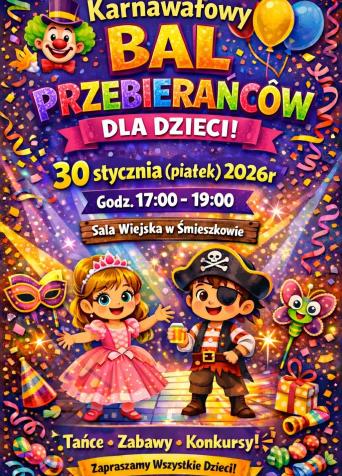 Karnawałowy Bal Przebierańców w Śmieszkowie