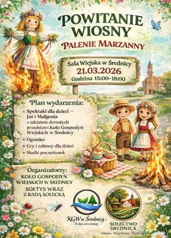Powitanie Wiosny i Palenie Marzanny w Średnicy