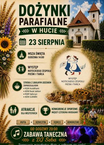 Dożynki Parafialne w Hucie