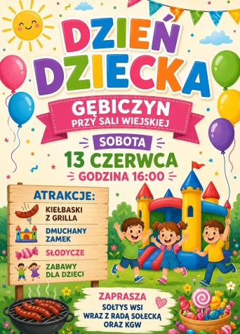 Dzień Dziecka w Gębiczynie