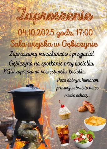 Spotkanie przy kociołku w Gębiczynie
