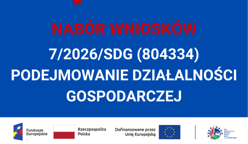 Nabór wniosków na rozpoczęcie działalności gospodarczej
