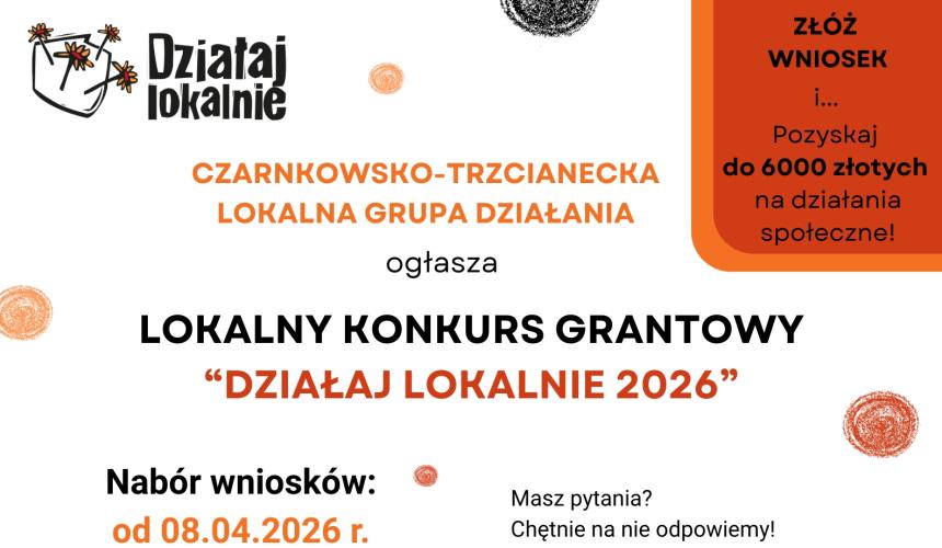 Nabór wniosków w programie Działaj Lokalnie 2026