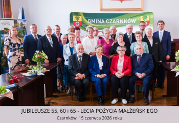 Jubileusze 55, 60 i 65-lecia pożycia małżeńskiego w Gminie Czarnków