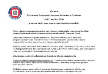Uwaga mieszkańcy 𝗢𝘀𝘂𝗰𝗵𝗮: konieczność gotowania wody przed spożyciem.