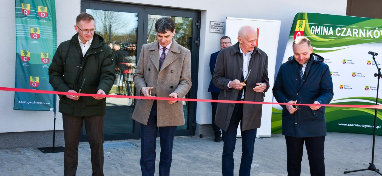 Otwarcie oczyszczalni w Gajewie